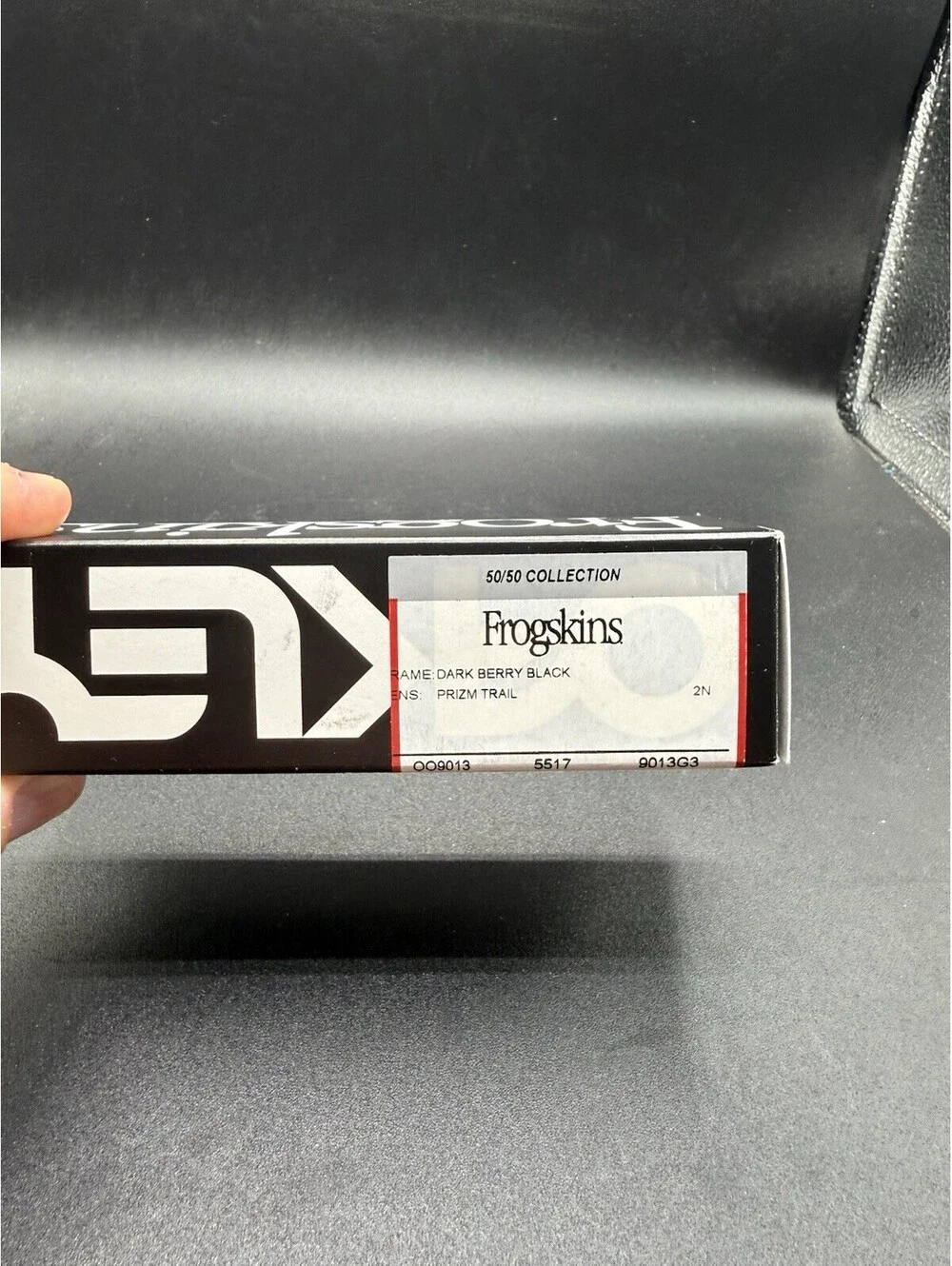 Oakley Frogskin Dark Berry Black/Prizm Trail Lenses OO9013-G355